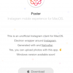 超おすすめ！Macから直接Instagramへ投稿できるアプリを見つけた！